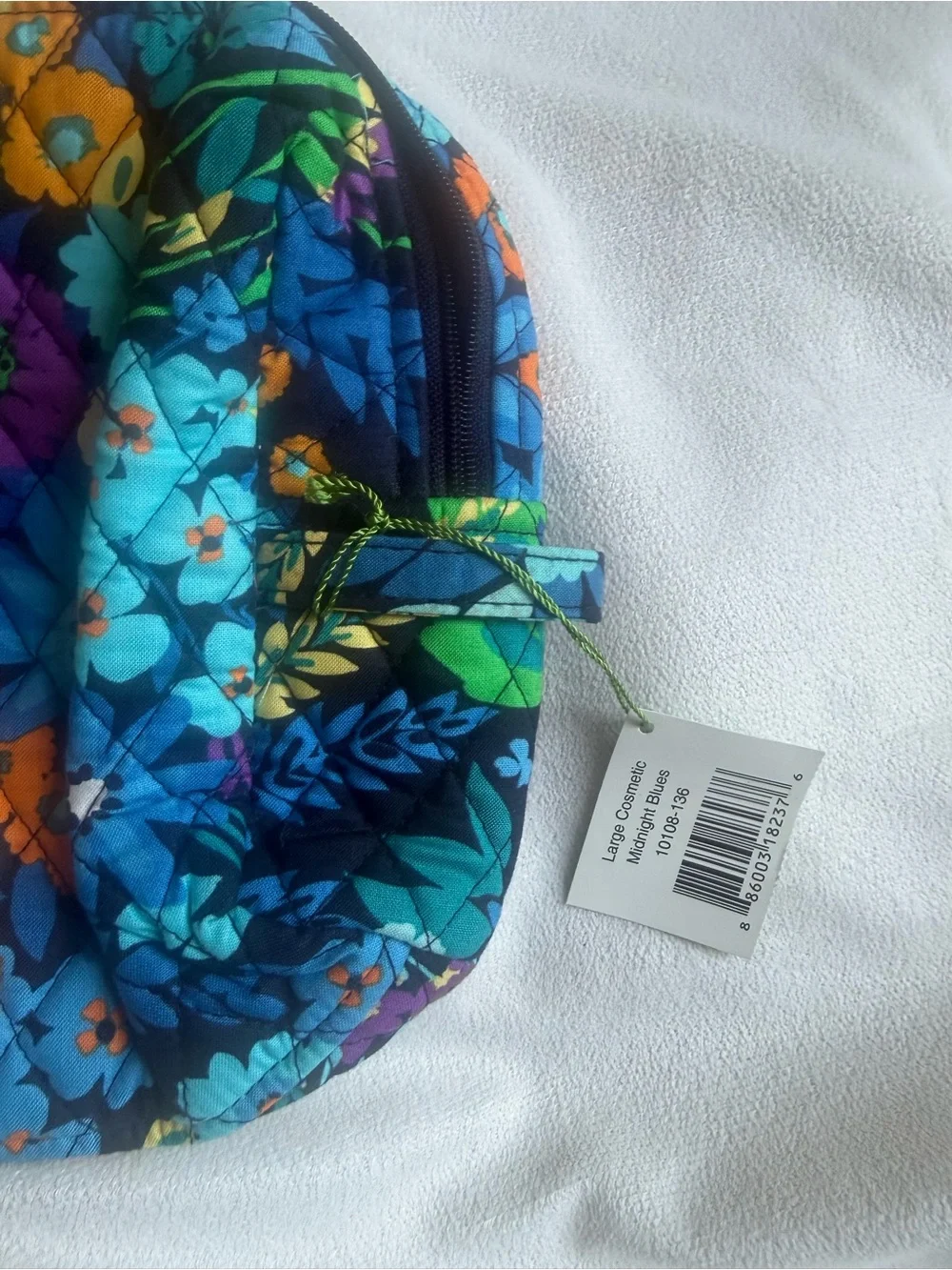 Vera Bradley Large Cosmetic Bag - Midnight Blues - NWT